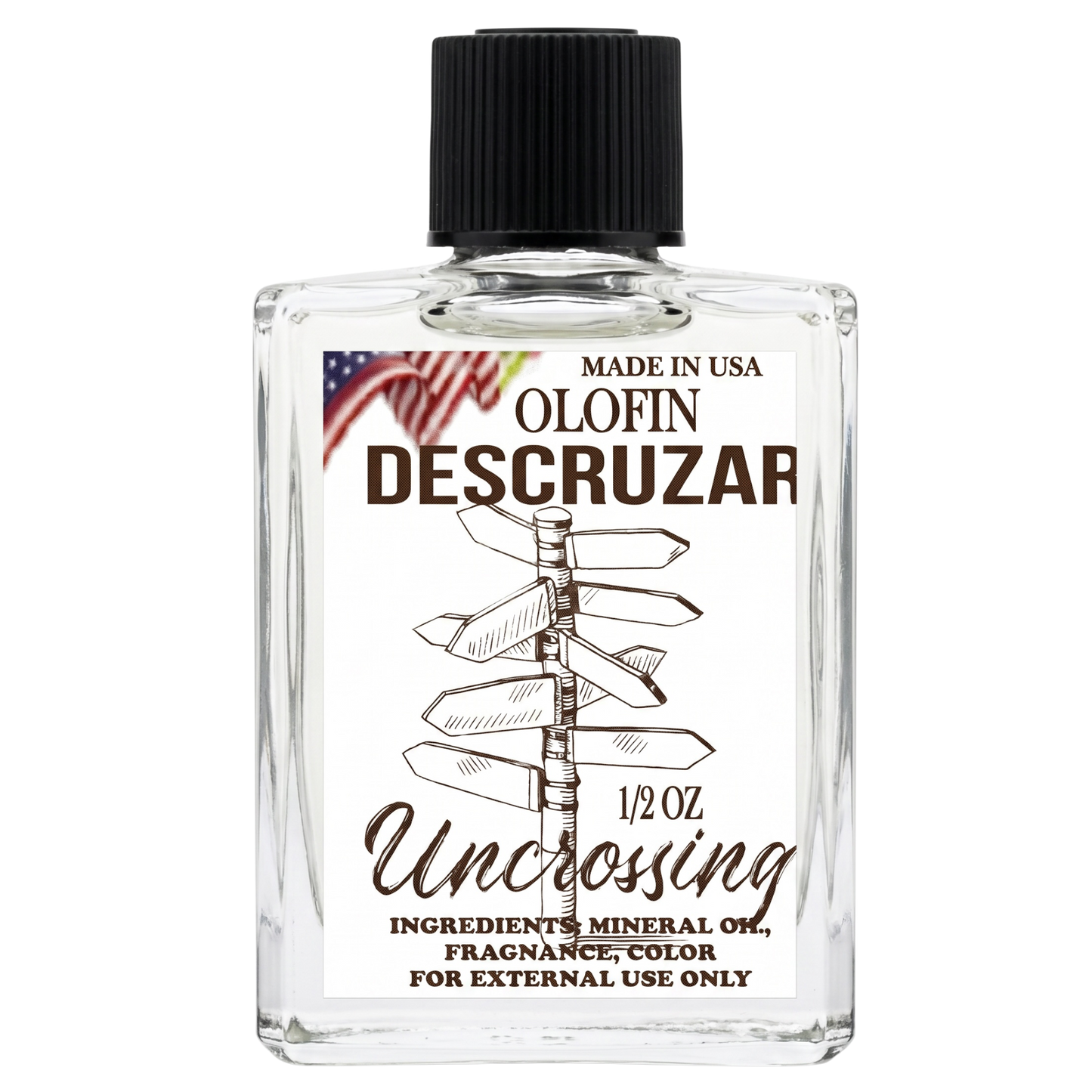 Descruzar Aceite Esoteric Fragrance Oil 1/2oz-1oz Square Bottle