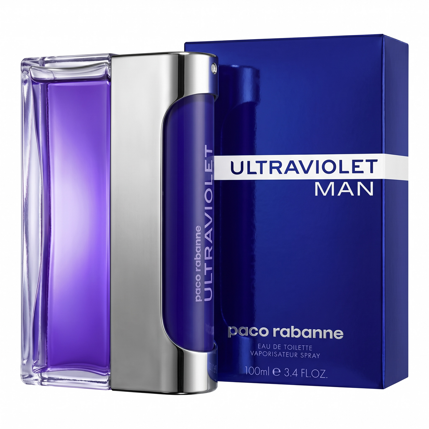 Paco Rabanne Ultra Violet (M) 3.3oz EDT Spray 100ml