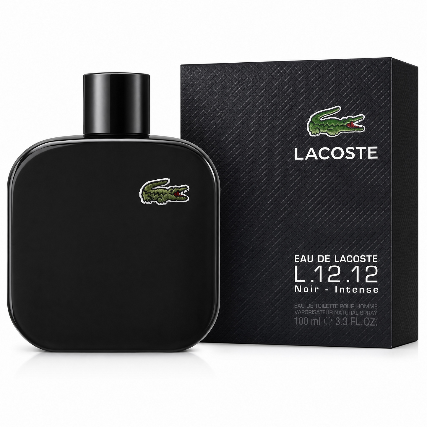 Lacoste Eau De Lacoste Noir Intense (M) 3.3oz EDT Spray 100ml
