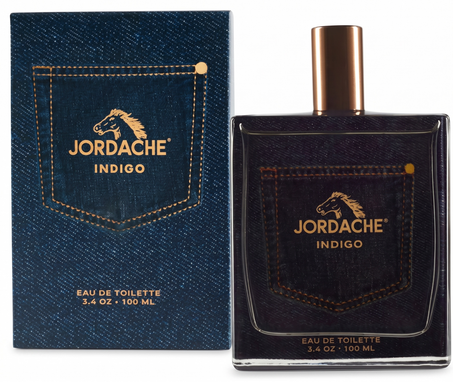 Jordache Indigo (M) 3.4oz EDT Spray 100ml