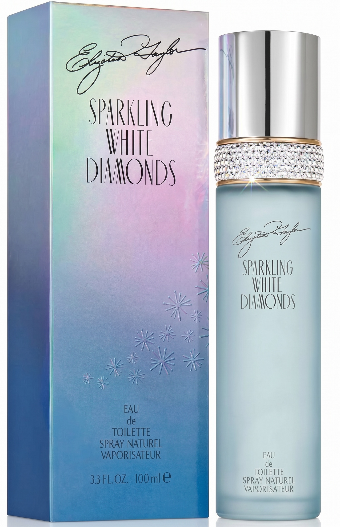 Elizabeth Taylor Sparkling White Diamonds (W) 3.3oz EDT Spray 100ml