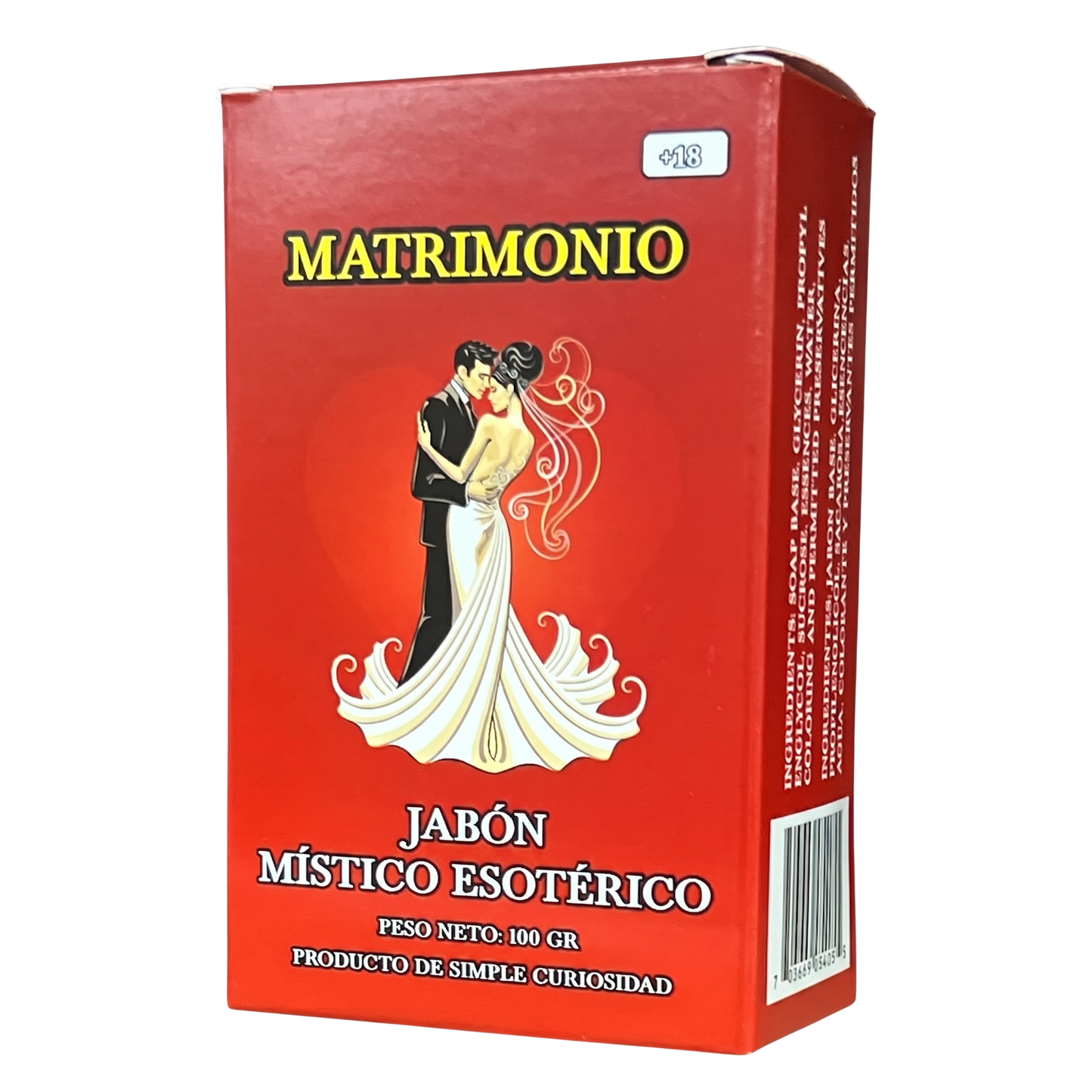 Matrimonio Esoteric Soap – Perfumed Mystical Soap Bar, 100 g (Jabón Esotérico Perfumado con Fermonas