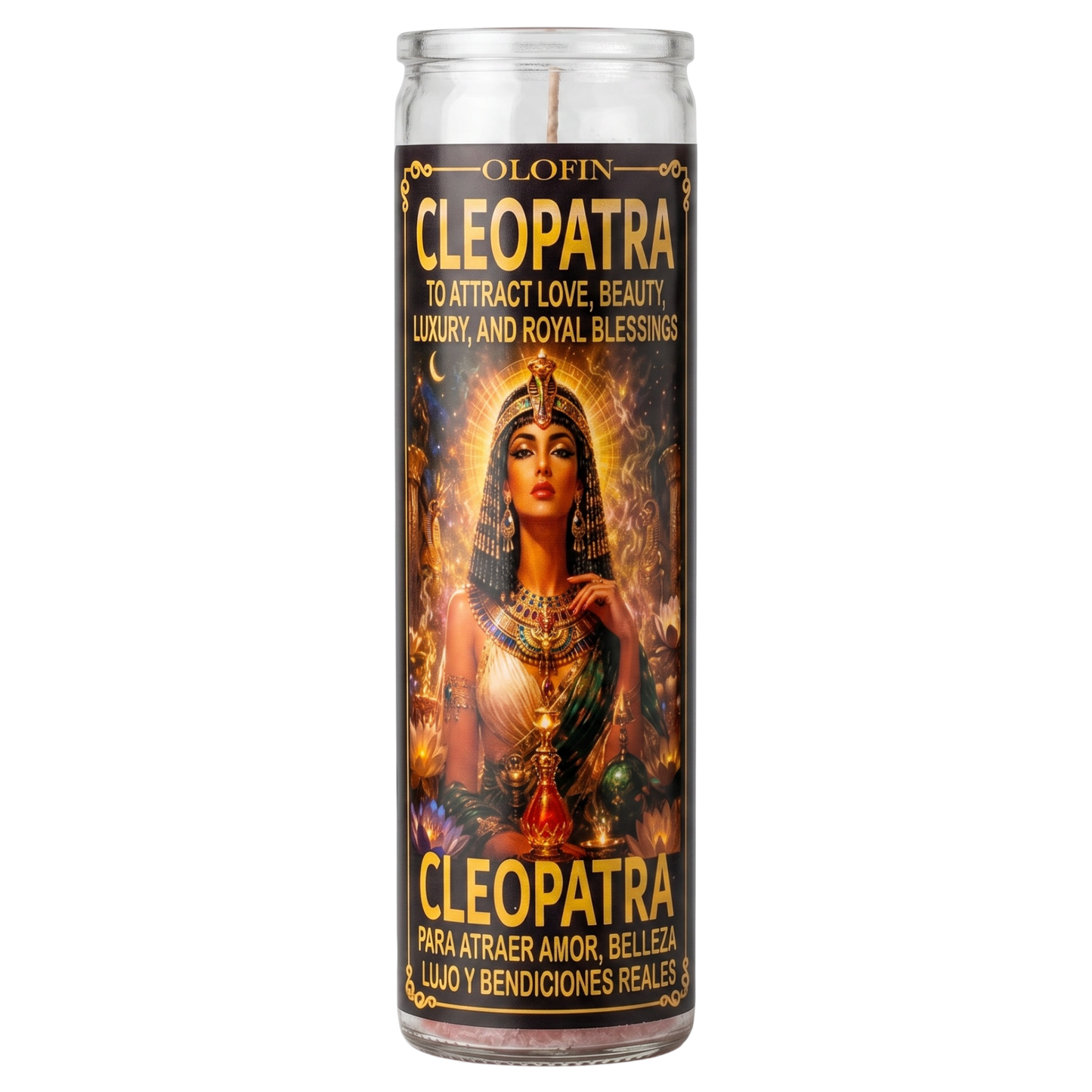 Cleopatra (Cleopatra ) Prepared Ritual Candle Perfumed Vela Preparada