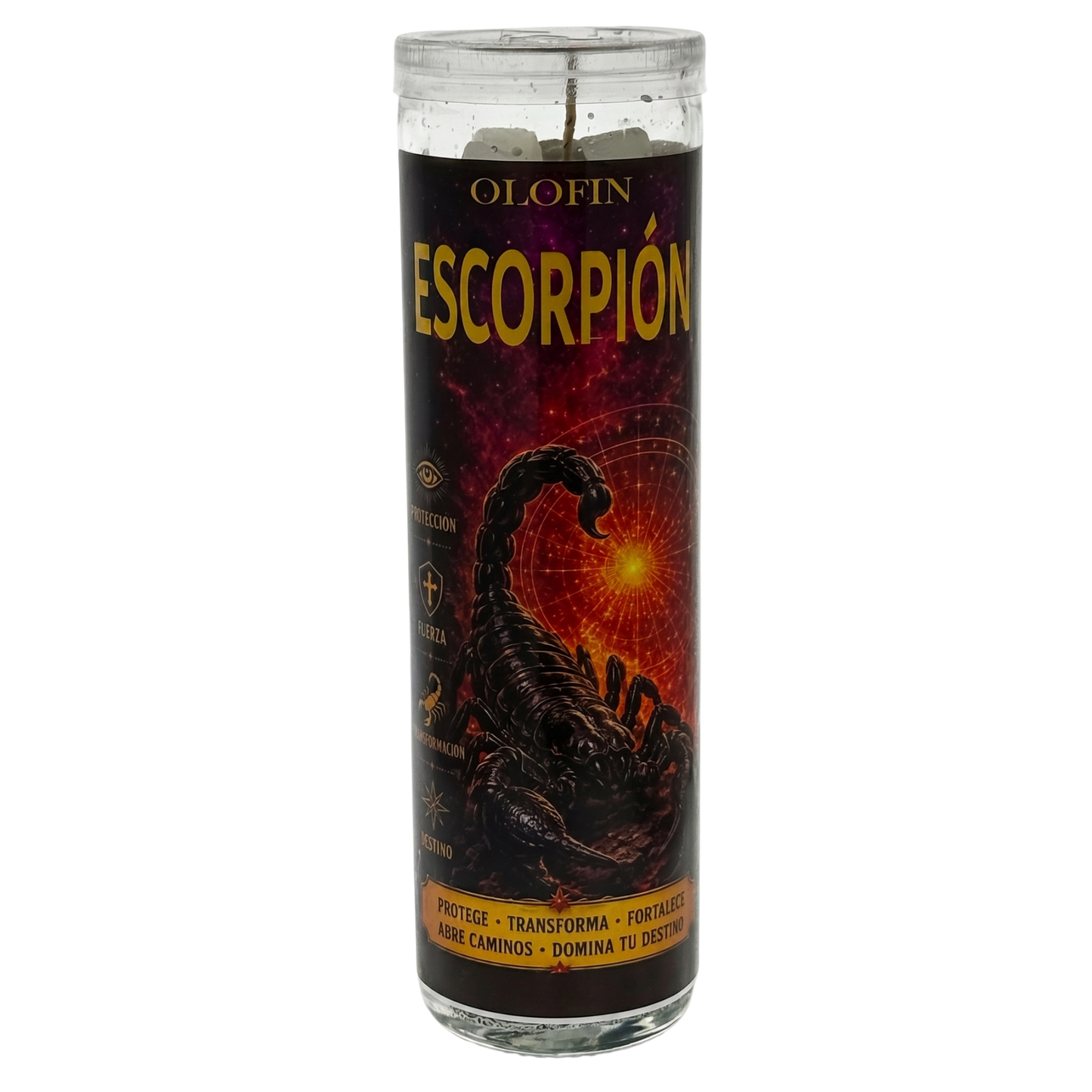 Escorpión (Scorpion) Prepared Ritual Candle Perfumed Vela Preparada