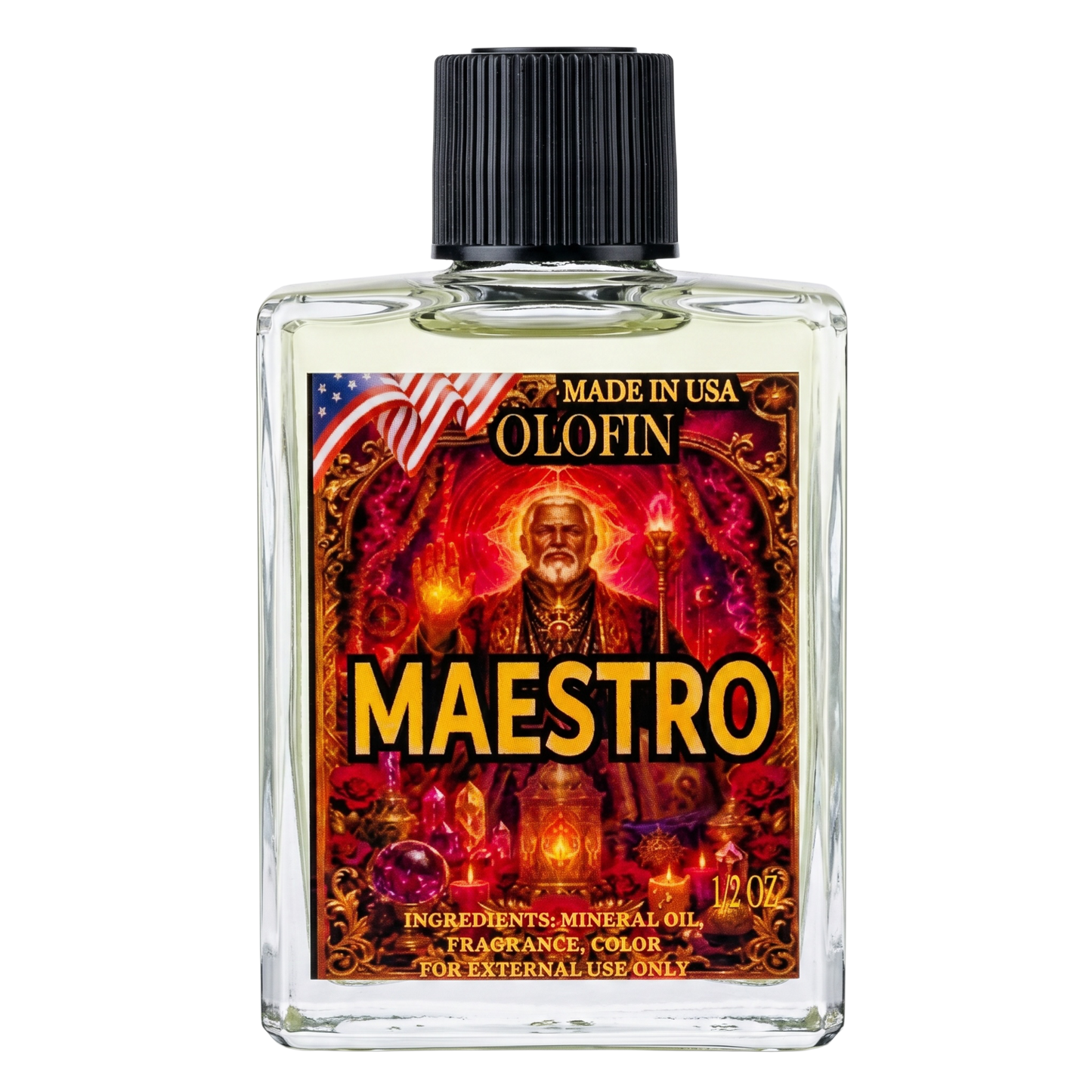 Maestro Aceite Esoteric Fragrance Oil 1/2oz-1oz Square Bottle