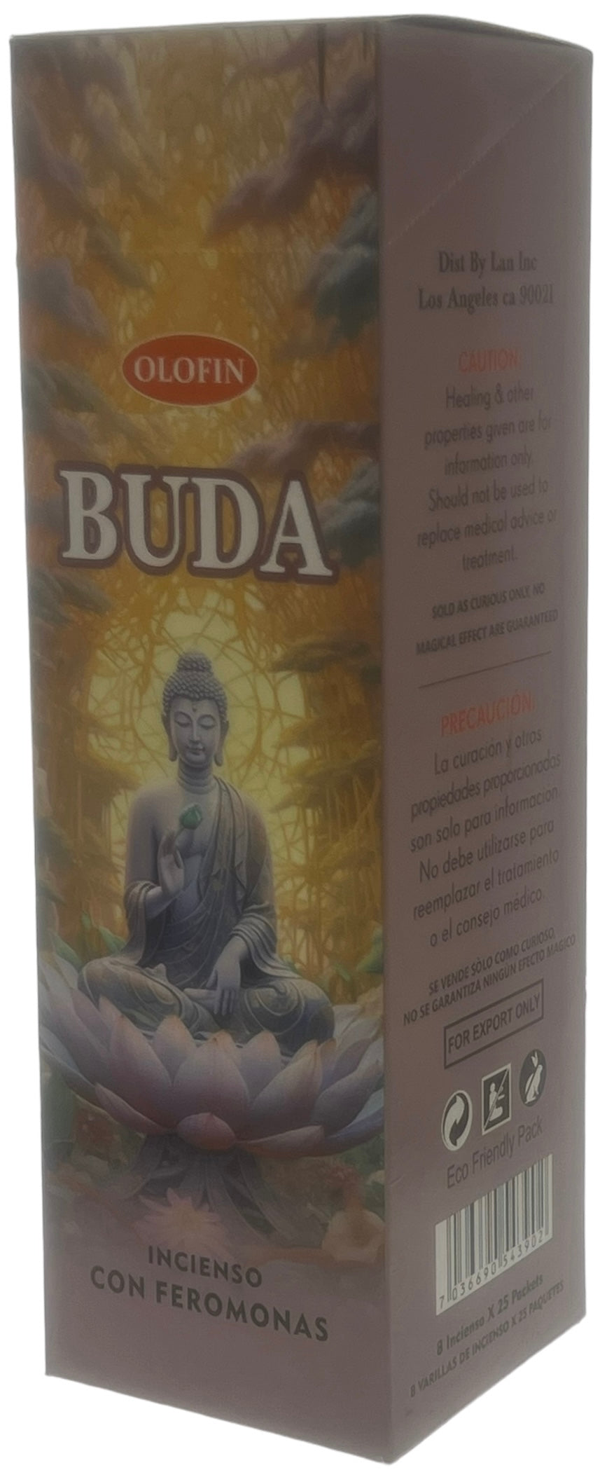 Buda Square Incense 25/8ct