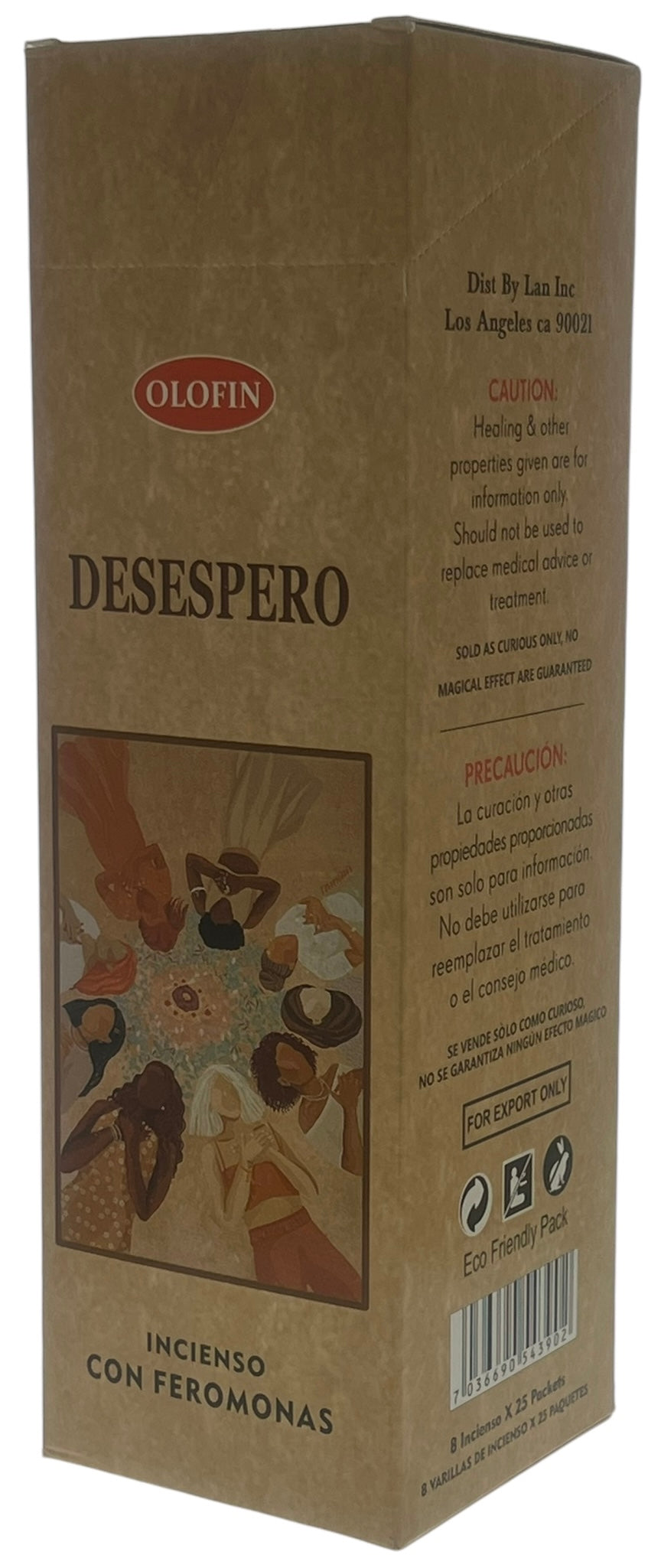 Desespero Square Incense 25/8ct