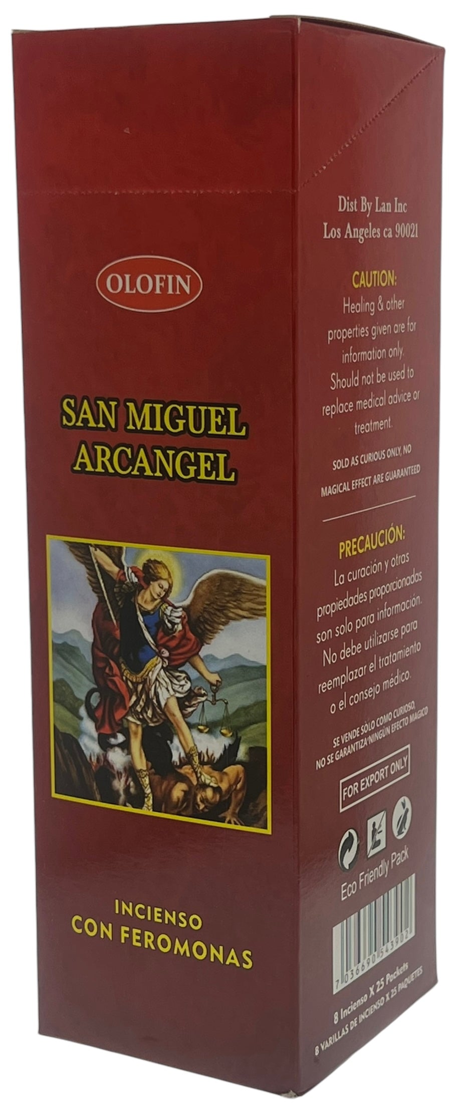 San Miguel Arcangel Square Incense 25/8ct