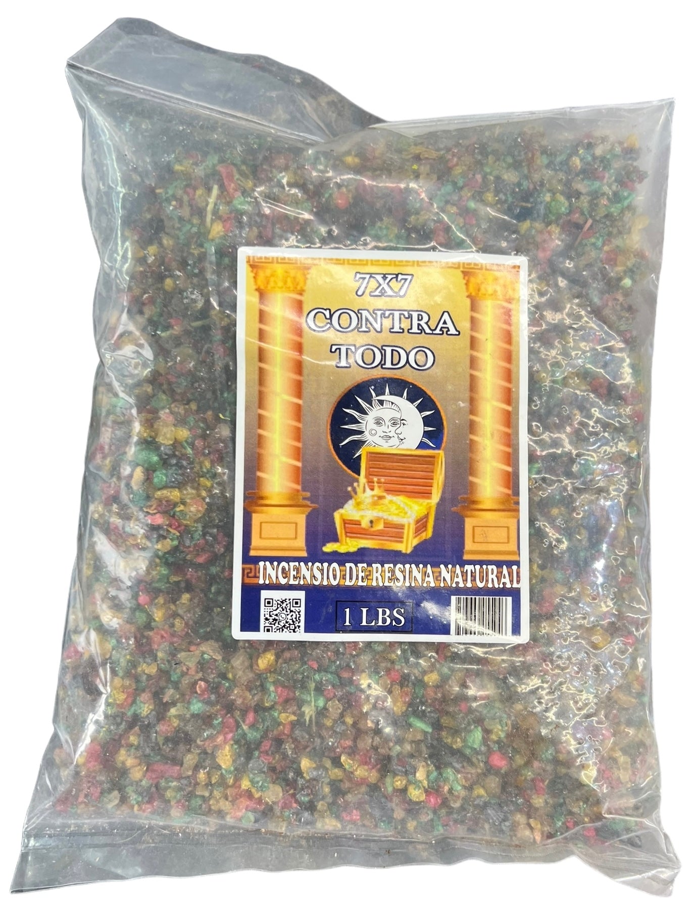 7x7 Contra Todo Incensio De Resina 1lbs
