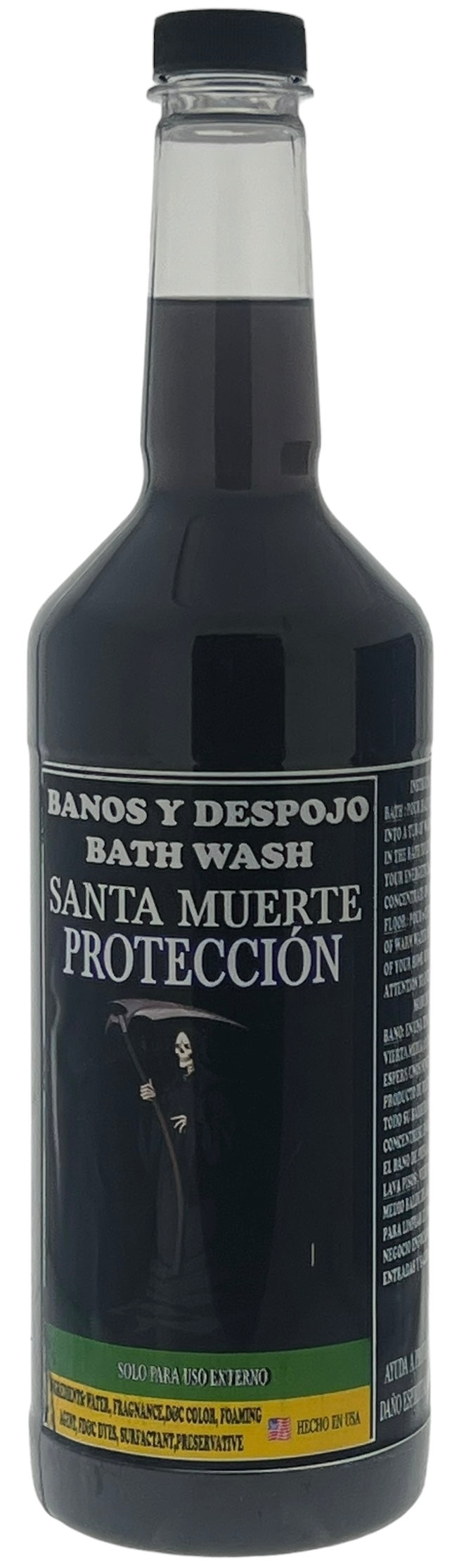 Santa Muerte Proteccion Banos Y Despojo Bottles