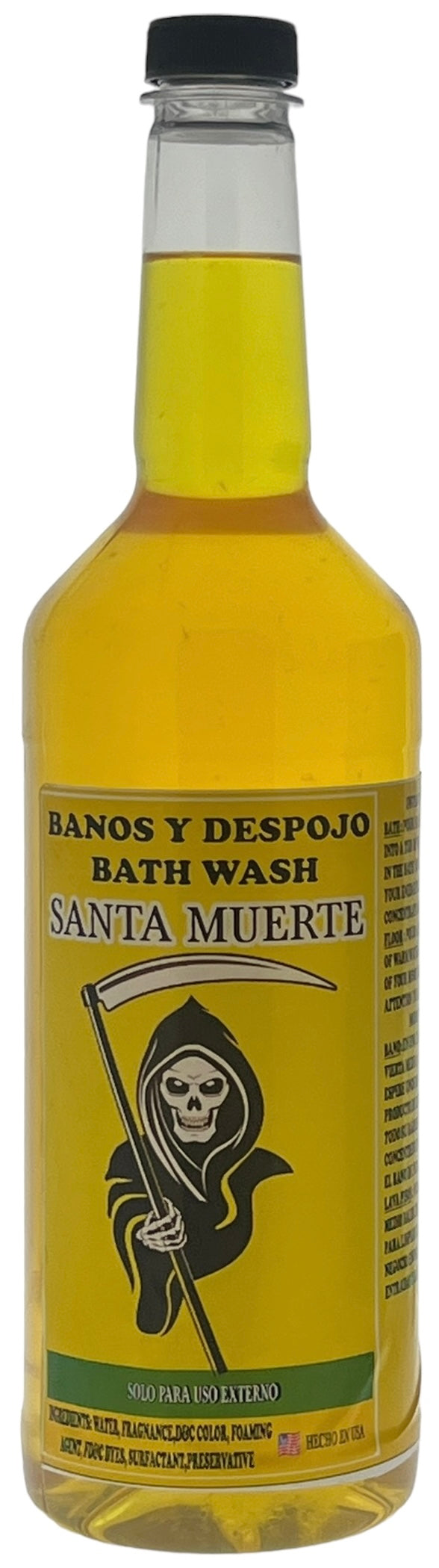 Santa Muerte Amarillo Banos Y Despojo Bottles