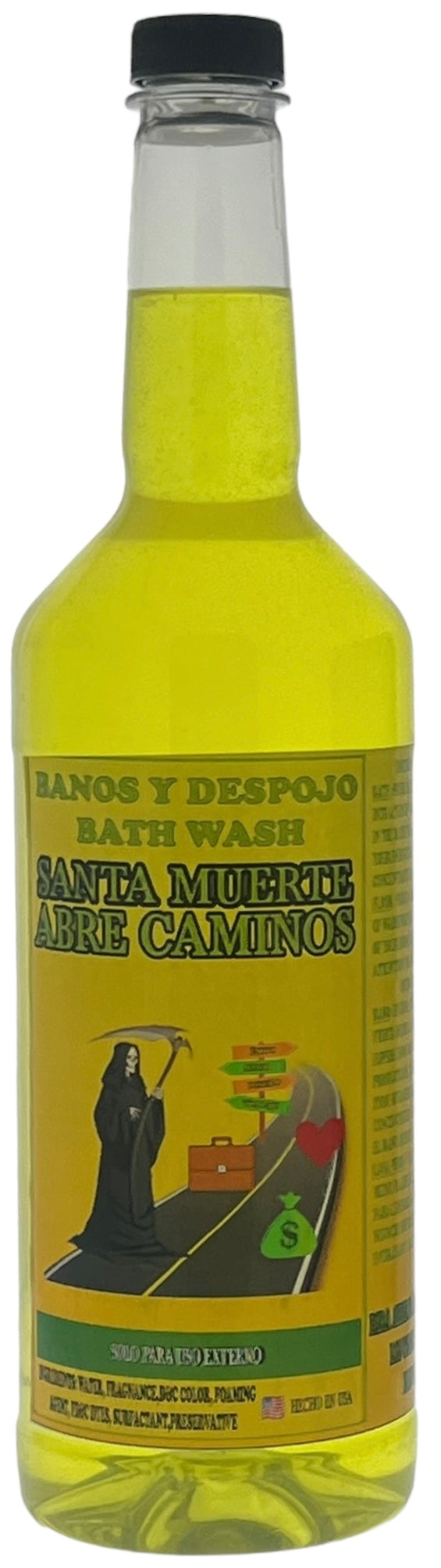 Santa Muerte Abre Camino Banos Y Despojo Bottles