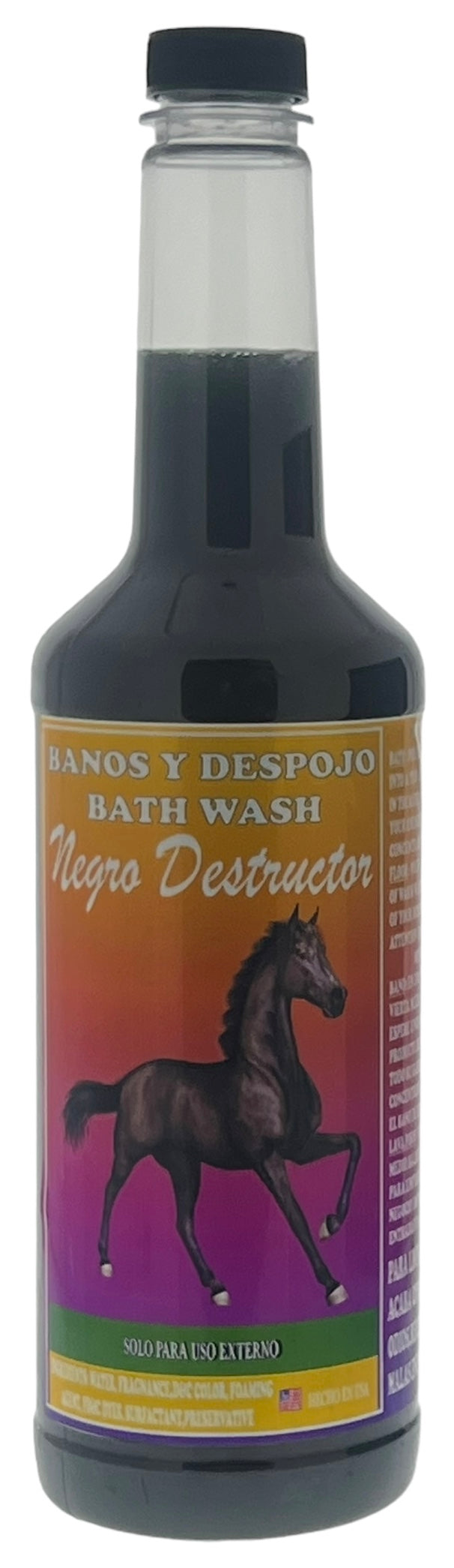 Negro Destructor Banos Y Despojo Bottles