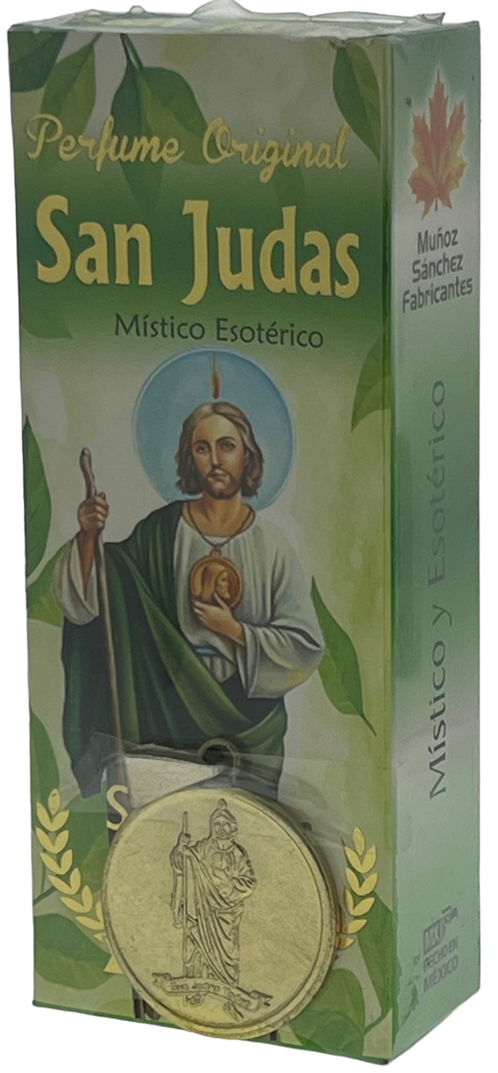 San Judas Perfume Con Medall Pack of 2