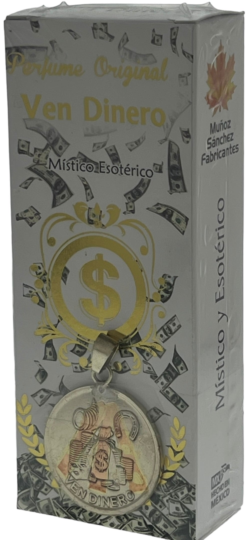 Ven Dinero Perfume Con Medall Pack of 2