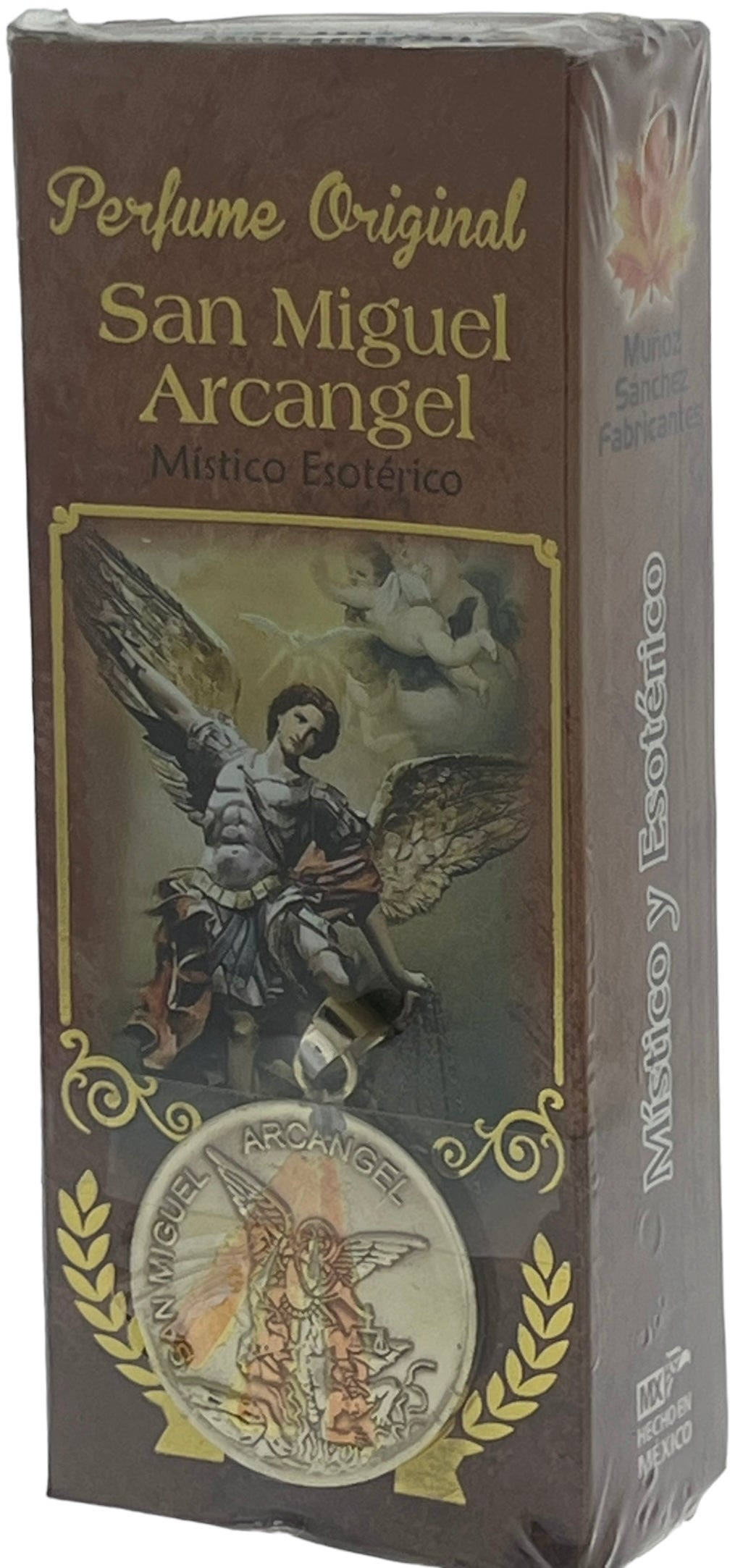 San Miguel Arcangel Perfume Con Medall Pack of 2