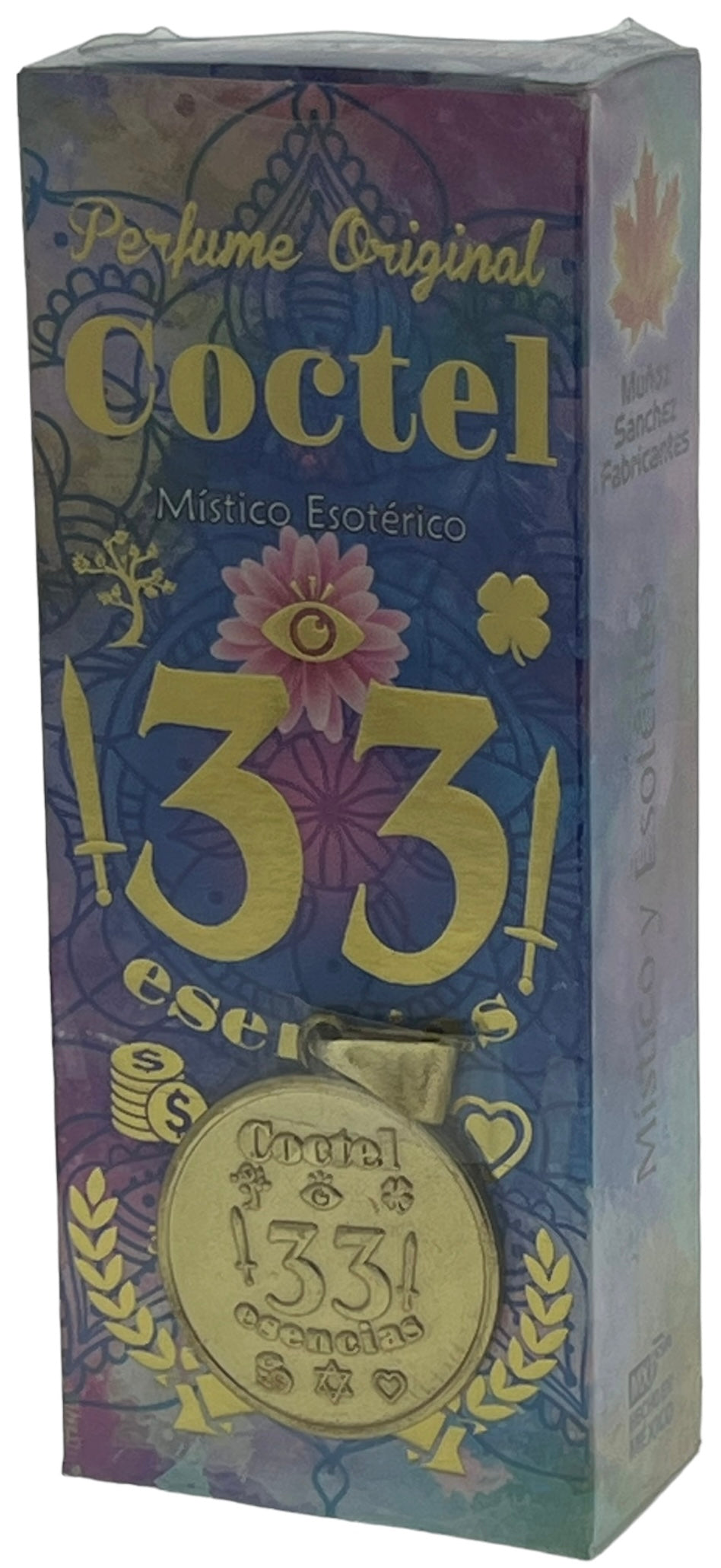 Coctel 33 Essencias Perfume Con Medall Pack of 2