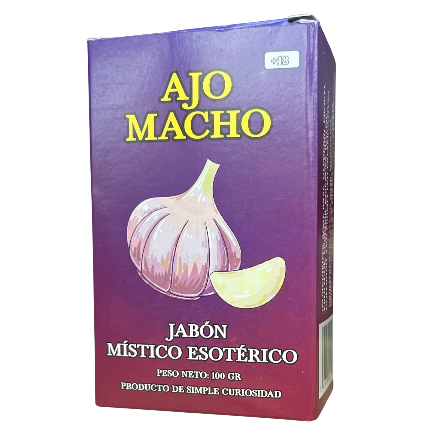 Ajo Macho Soap – Perfumed Mystical Soap Bar, 100 g (Jabón Esotérico Perfumado con Fermonas