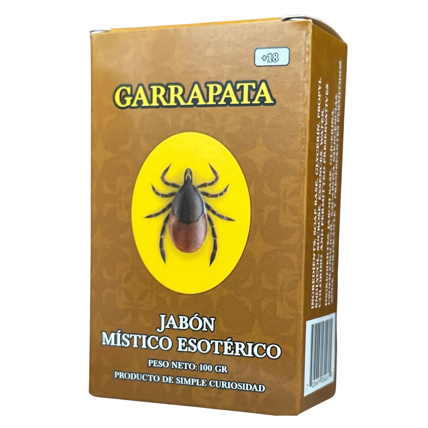 Garrapata Soap – Perfumed Mystical Soap Bar, 100 g (Jabón Esotérico Perfumado con Fermonas