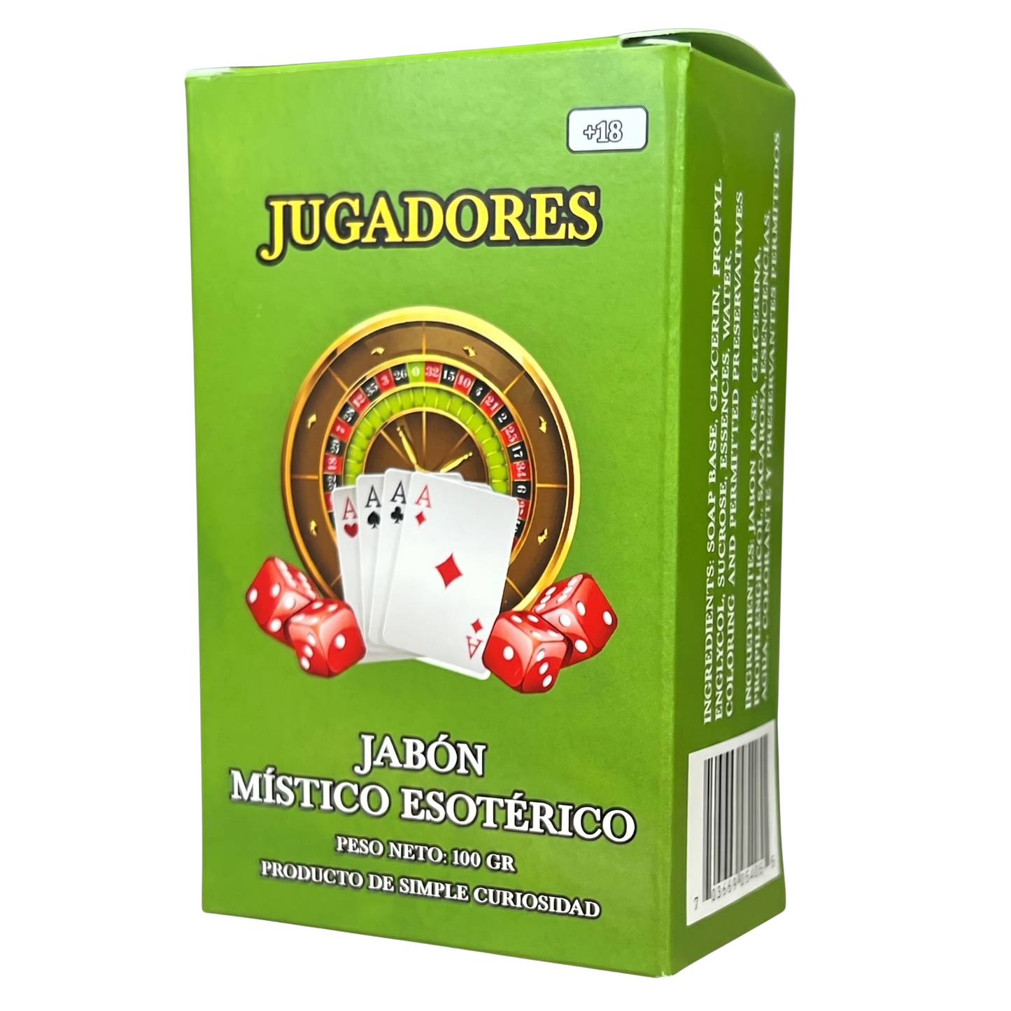 Jugadores Esoteric Soap – Perfumed Mystical Soap Bar, 100 g (Jabón Esotérico Perfumado con Fermonas
