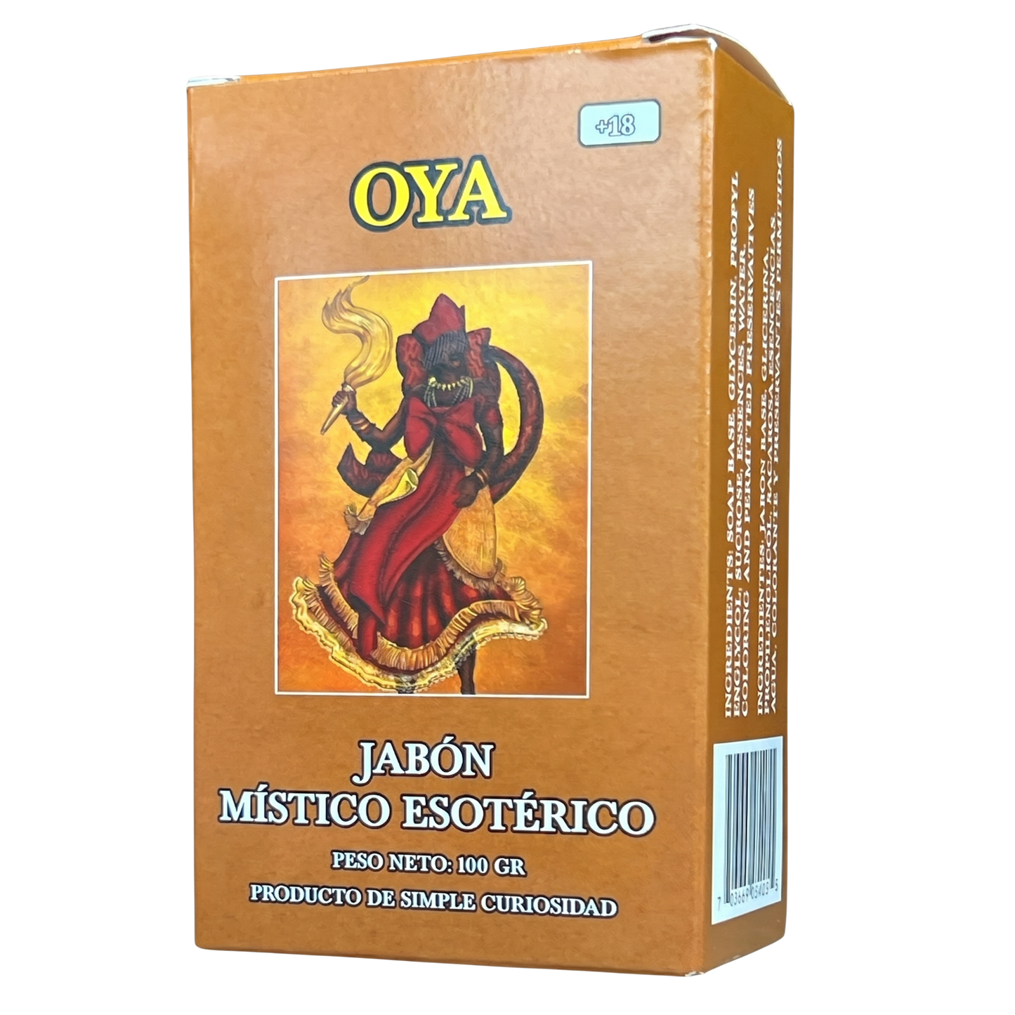 Oya Esoteric Soap – Perfumed Mystical Soap Bar, 100 g (Jabón Esotérico Perfumado con Fermonas