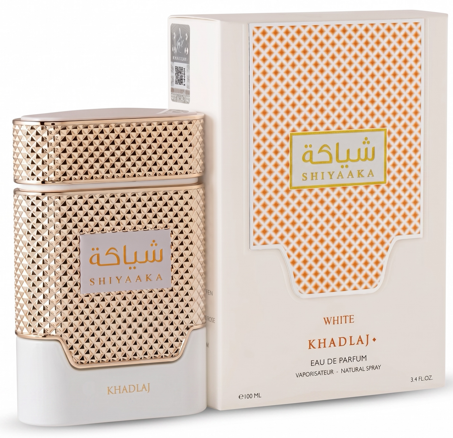 Shiyaaka perfume bottle and packaging on a white background