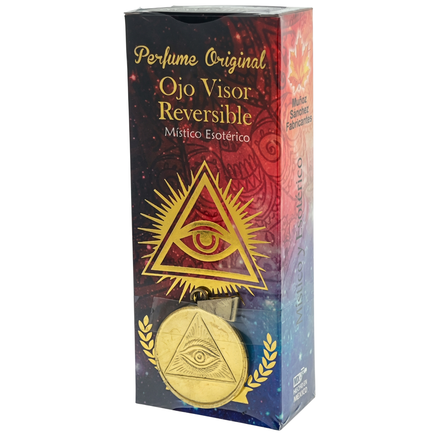 Ojo Visor Reversible Esoteric Perfume with Collectible Protective Amulet Medallion