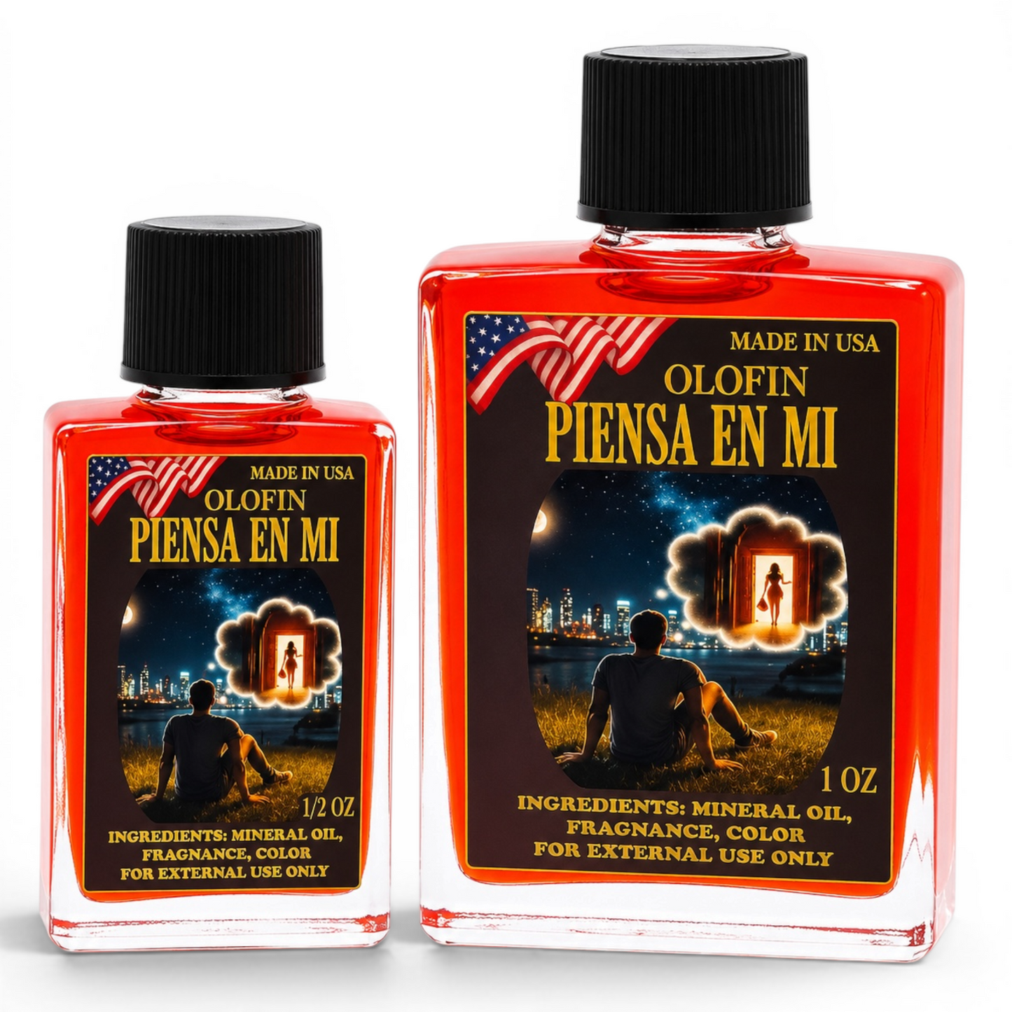 Piense En Me Aceite Esoteric Fragrance Oil 1/2oz-1oz Square Bottle