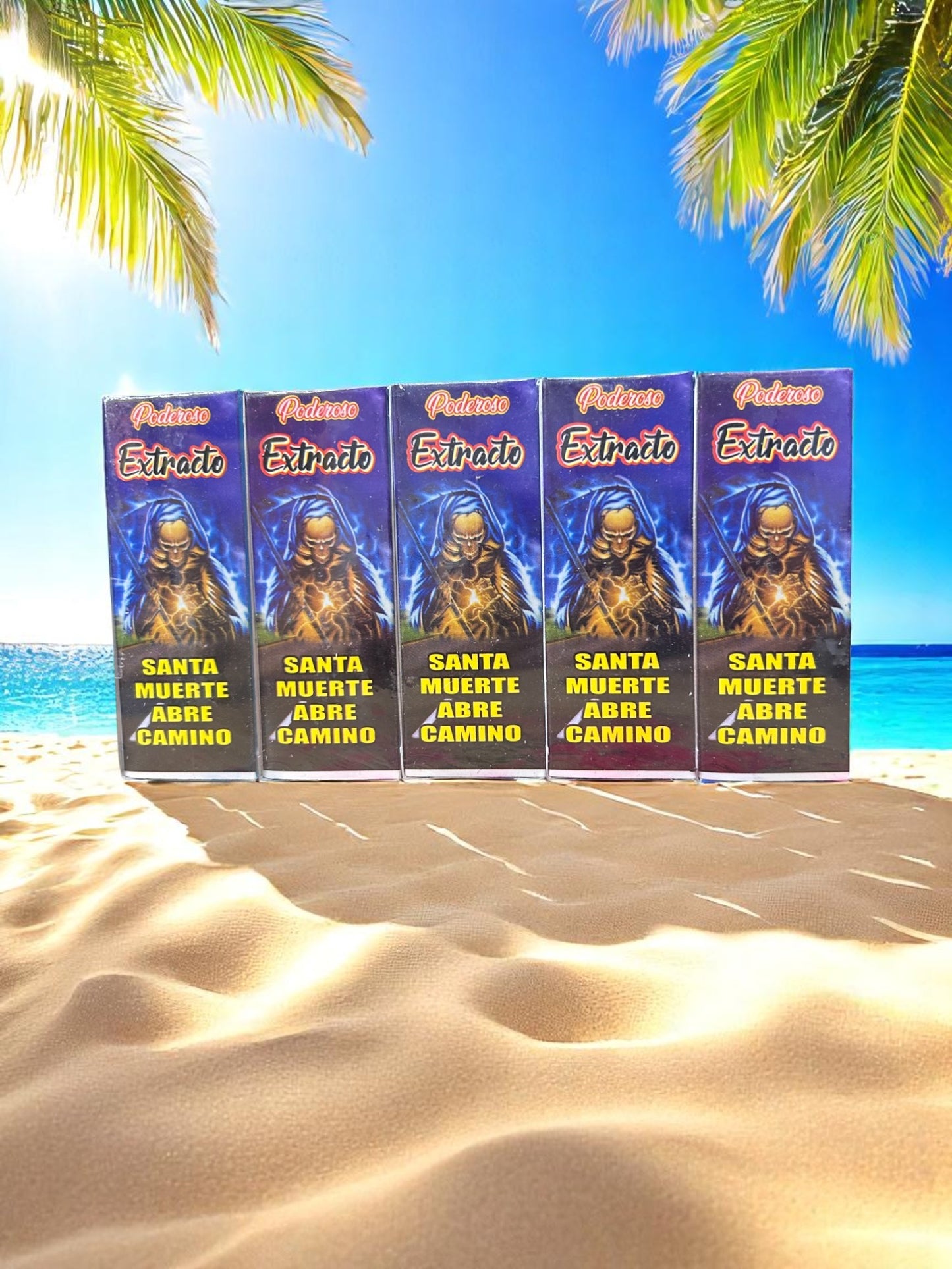 Extract Santa Muerte Opens the Way / Extracto Santa Muerte Abre Camino Pack of 10