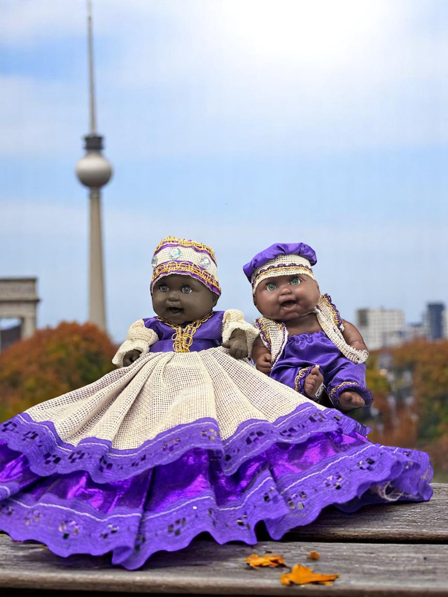 Ibeyis Jimaguas de San Lazaro Niña y Niño / Ibeyis Jimaguas of San Lazaro Girl & Boy