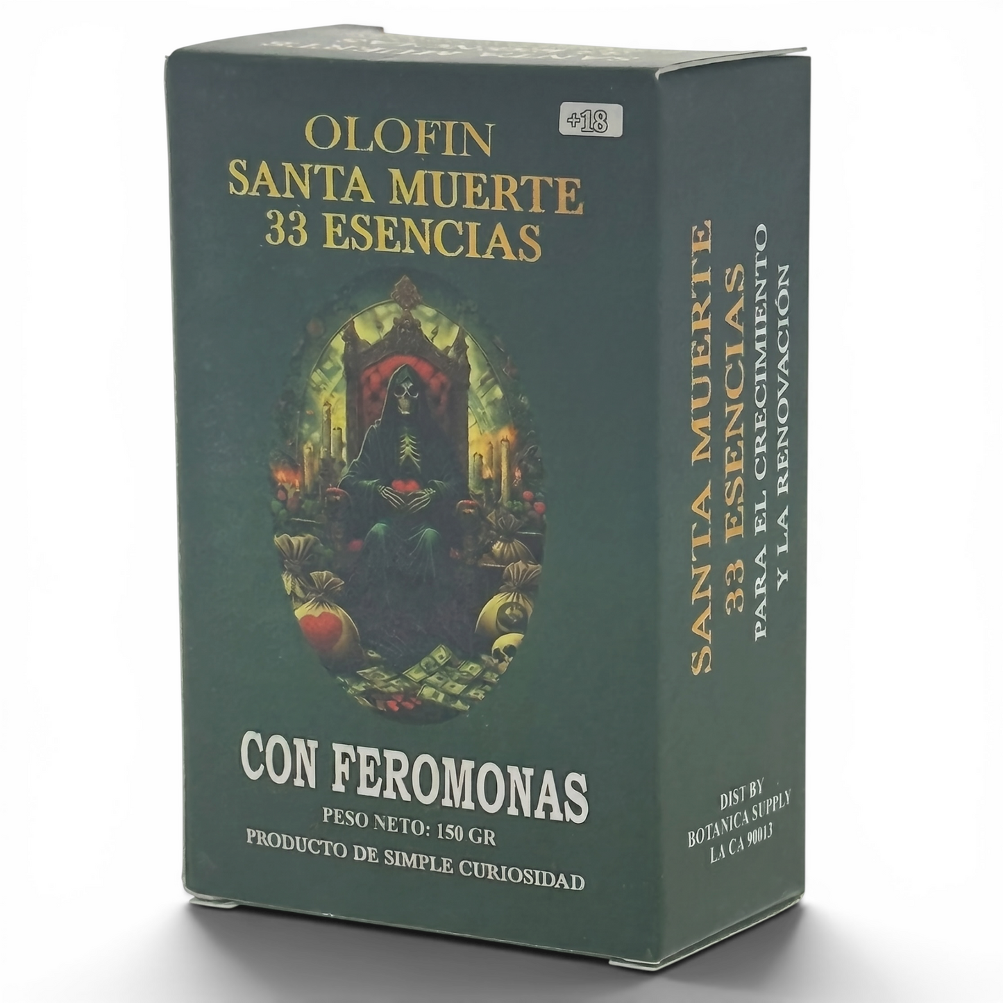 Santa Muerte 33 Esencias Perfumed Artisanal Soap 150G With Phermones Esoteric
