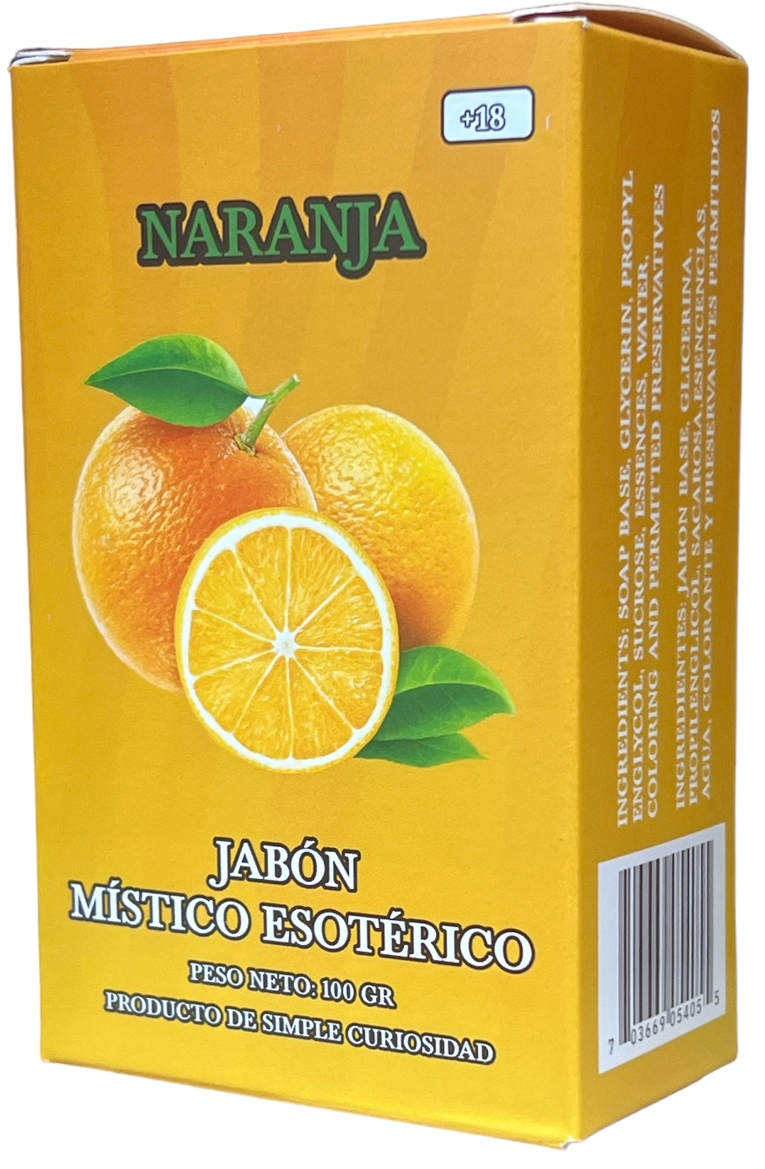Naranja Jabon 100G Pack of 6