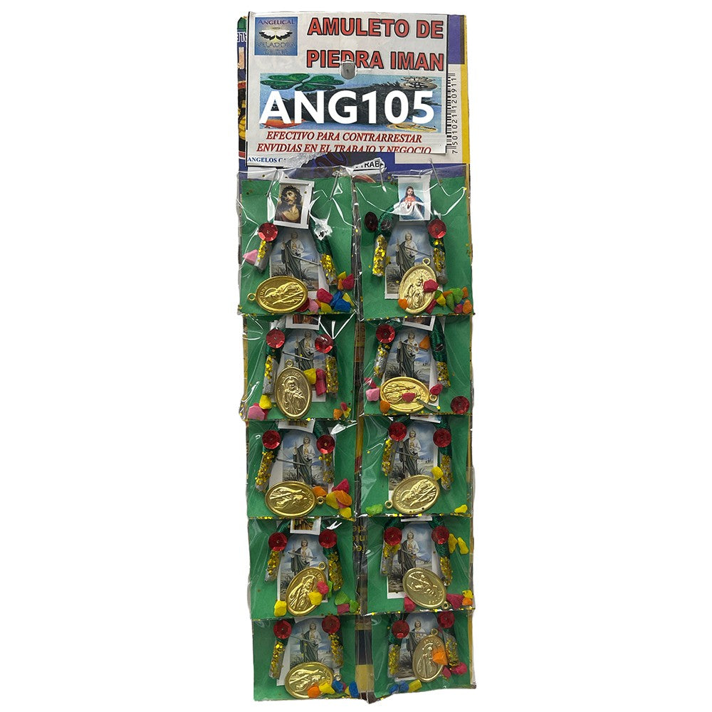 Amuleto Piedra Iman Tarjeta 10ct