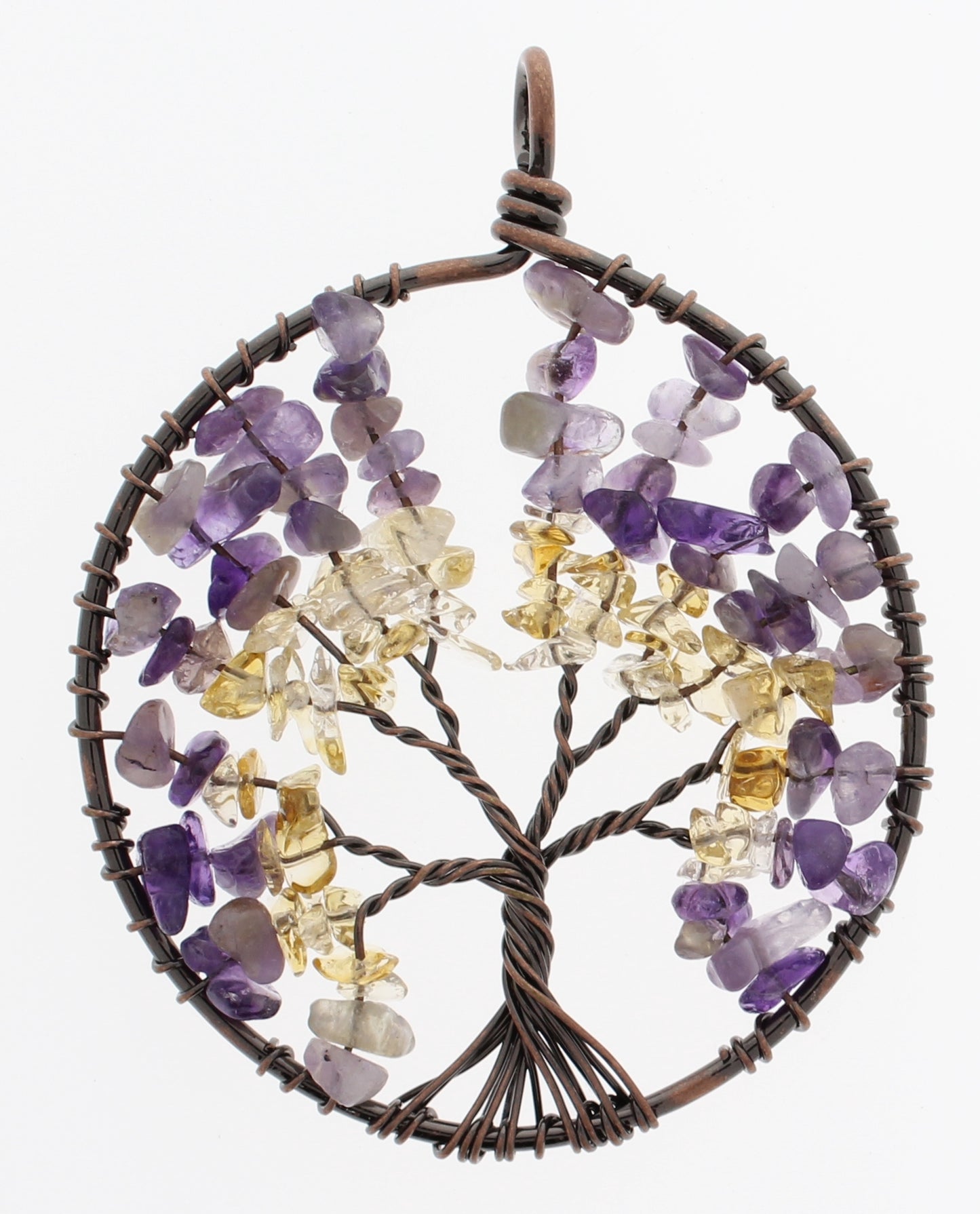 Colgante de piedra árbol de la vida - Pequeño