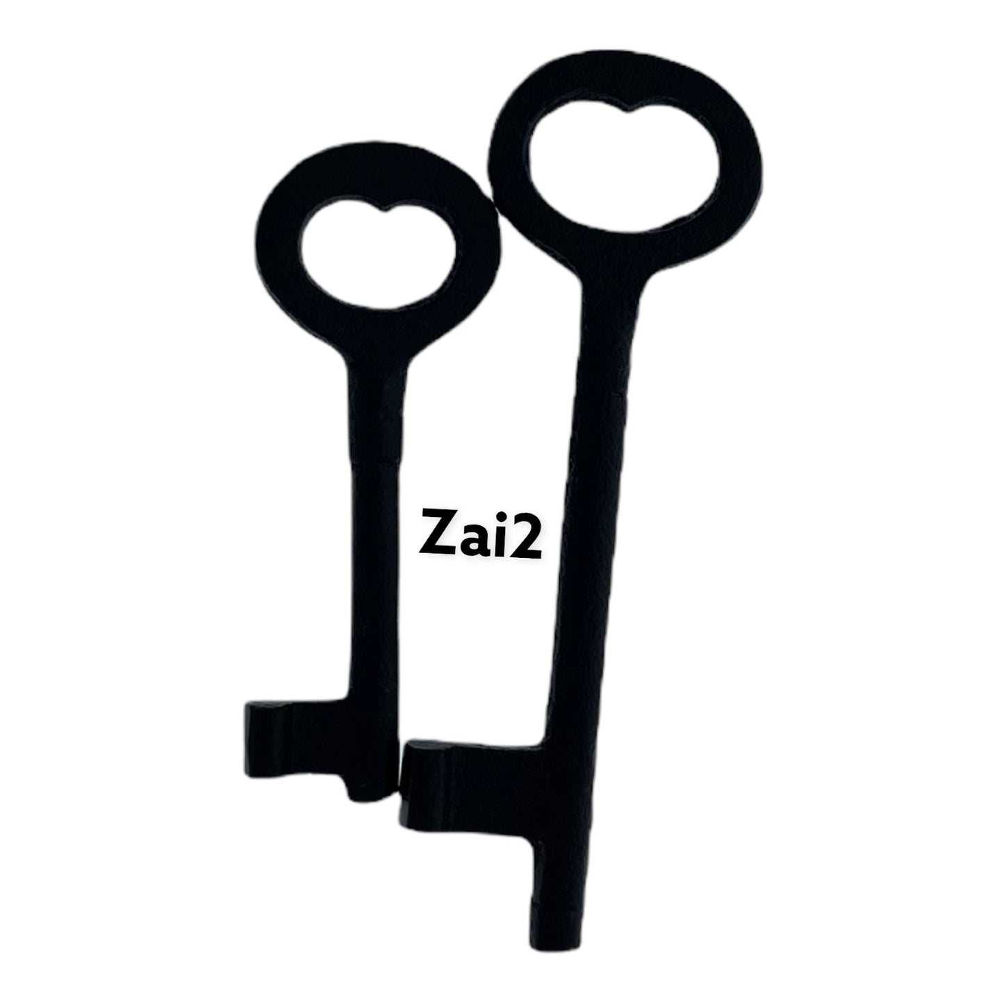 Juego de llaves de 2 piezas - Negro