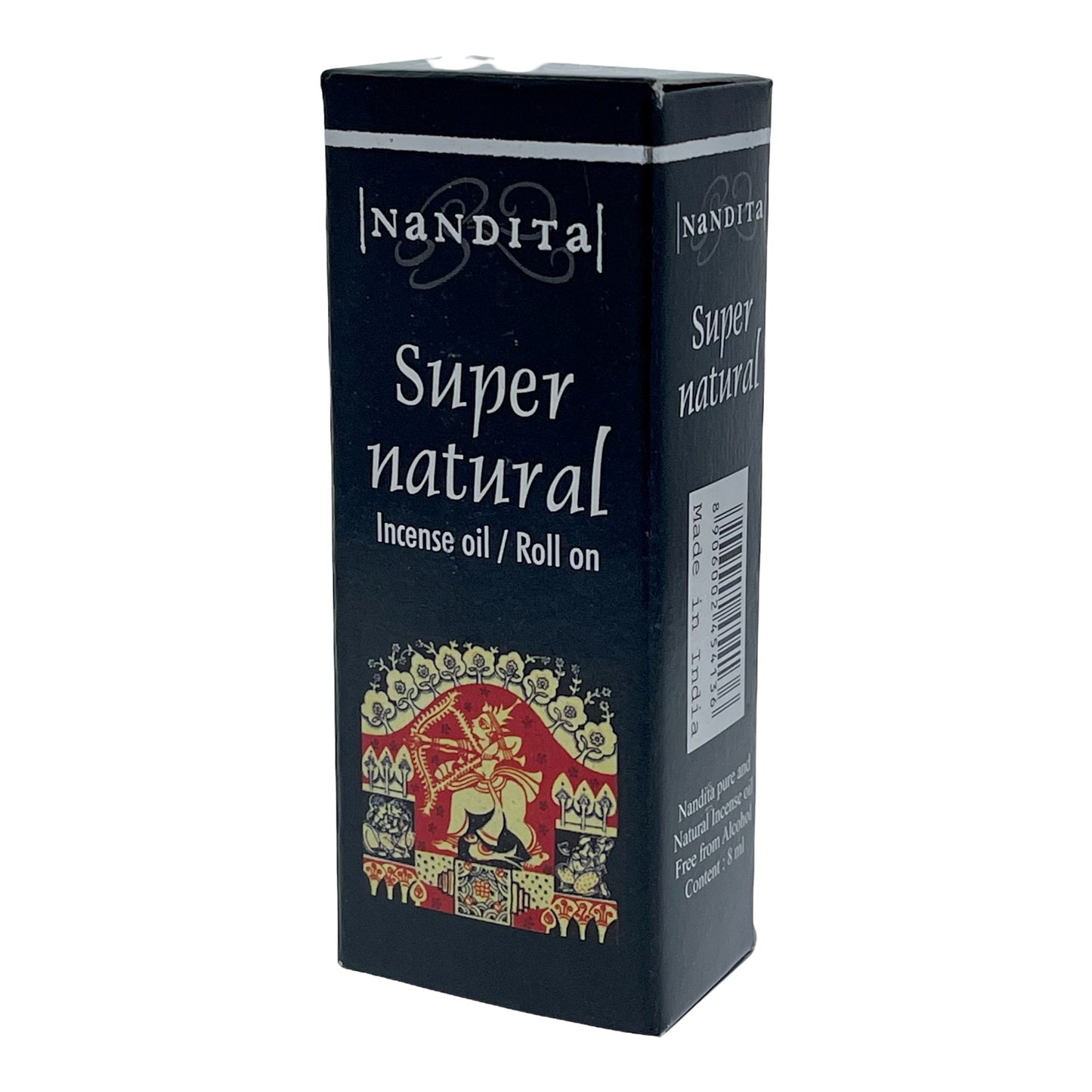 Nandita Super Natural Roll on/ Incense Oil 8ml Pack of 2