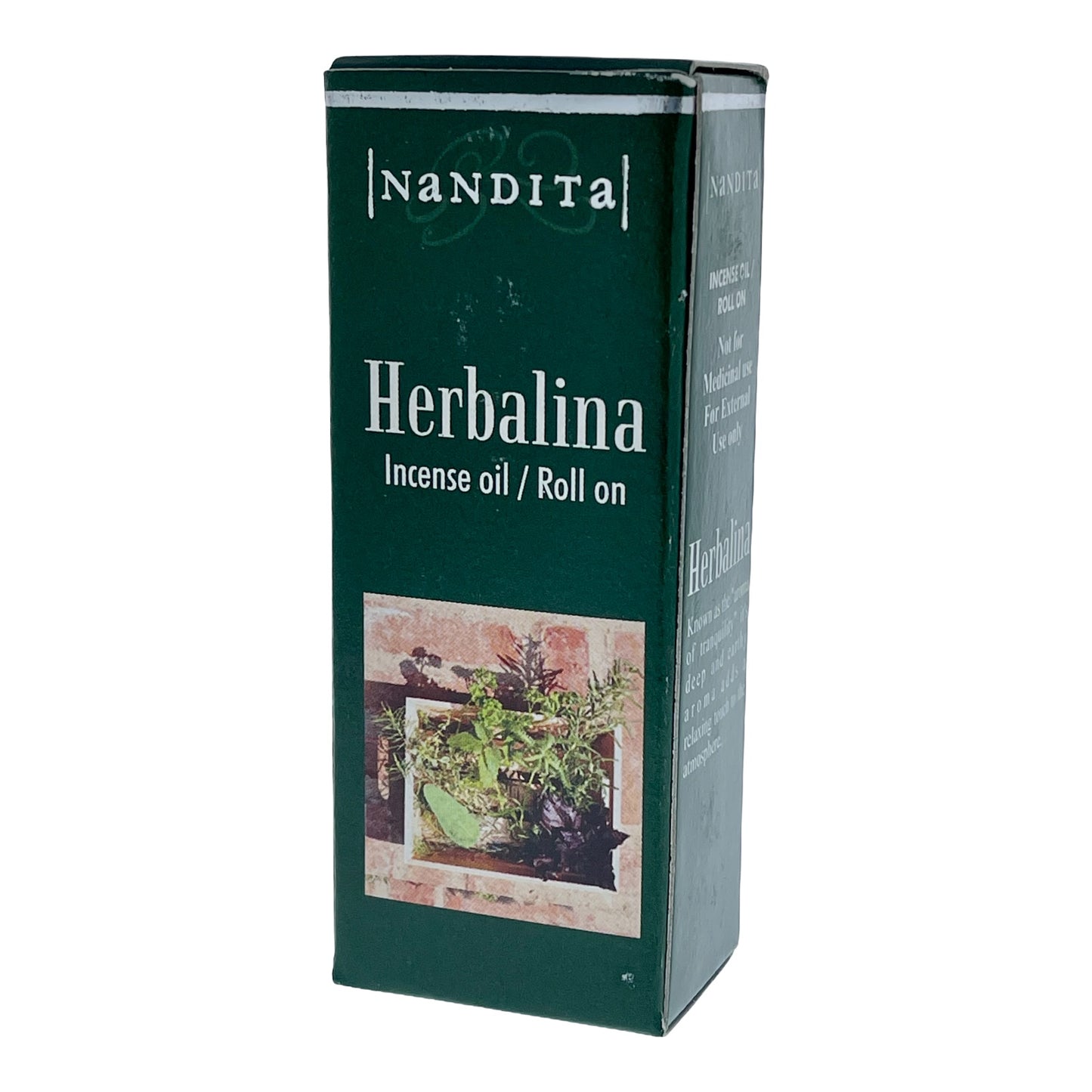 Nandita Herbalina Roll on/ Incense Oil 8ml Pack of 2