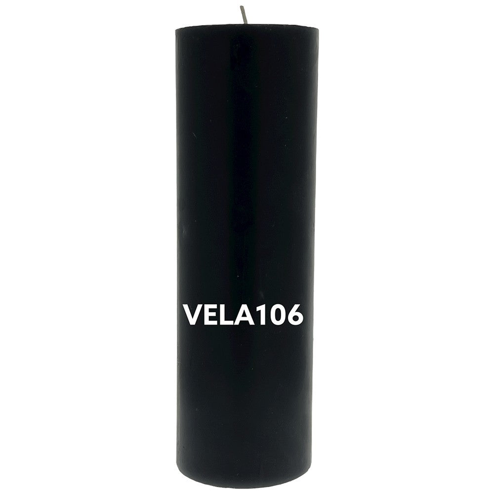 Vela Cirio - Negra - 3x9"