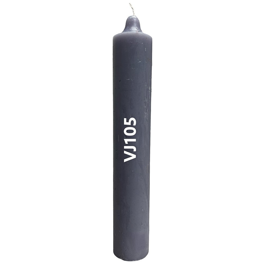 Vela - Jumbo Candle- Gris 9" - 12ct