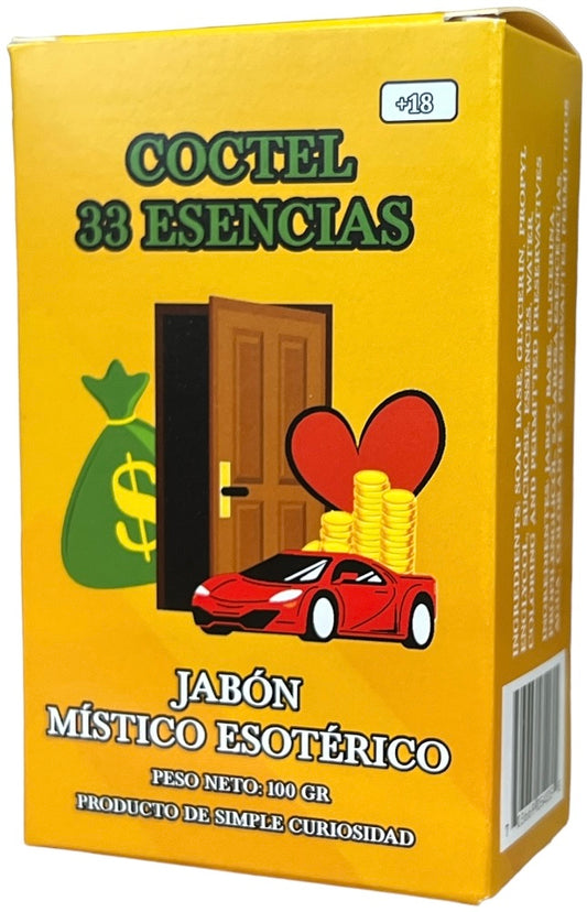 Coctel 33 Esencias Jabon 100G Pack of 6