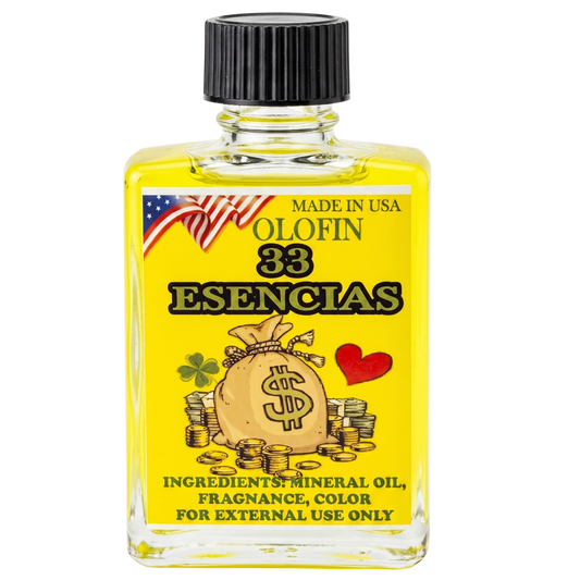 33 Esencias Aceite Esoteric Fragrance Oil 1/2oz-1oz Square Bottle
