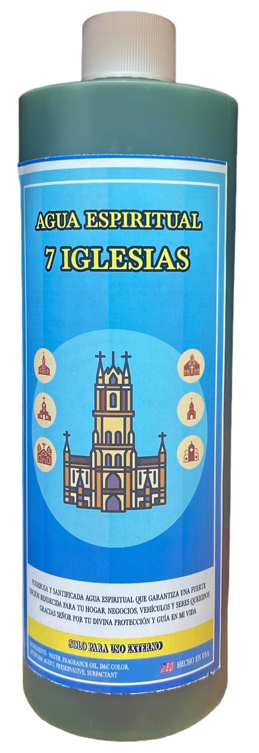7 Iglesias Agua 16oz