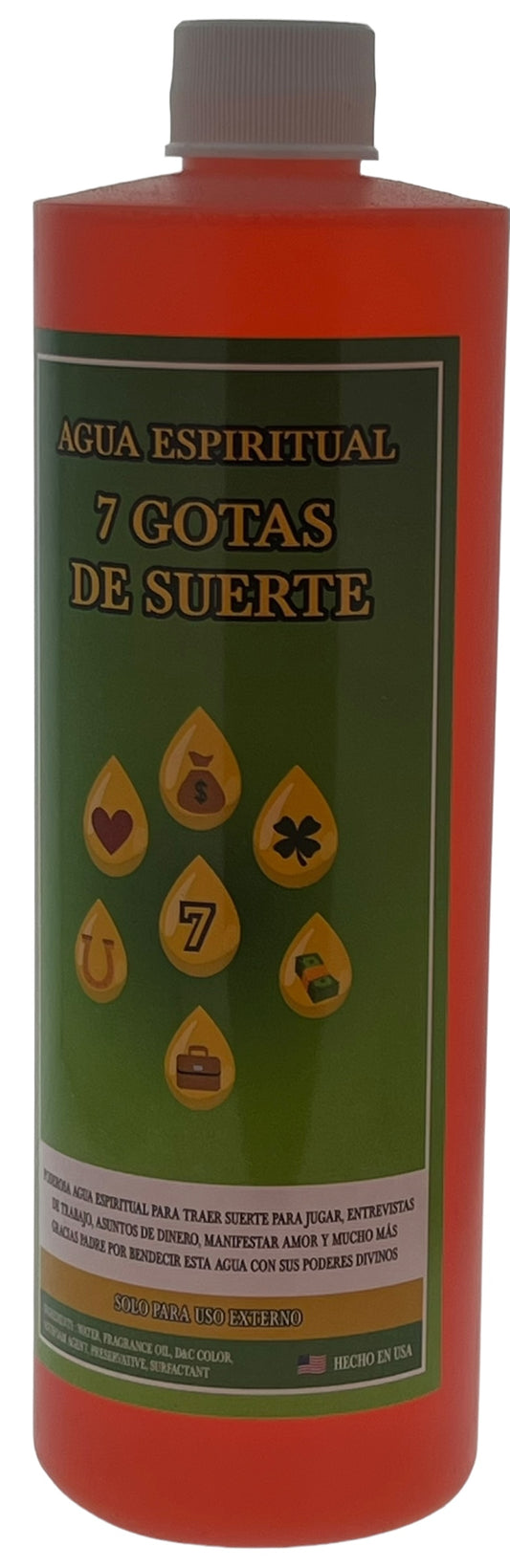7 Gotas De Suerte Agua 16oz