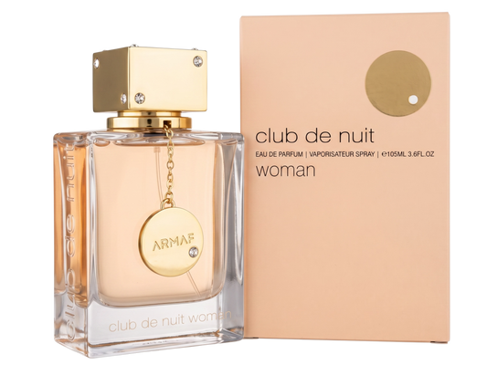 Armaf Club de Nuit perfume bottle and packaging on a white background
