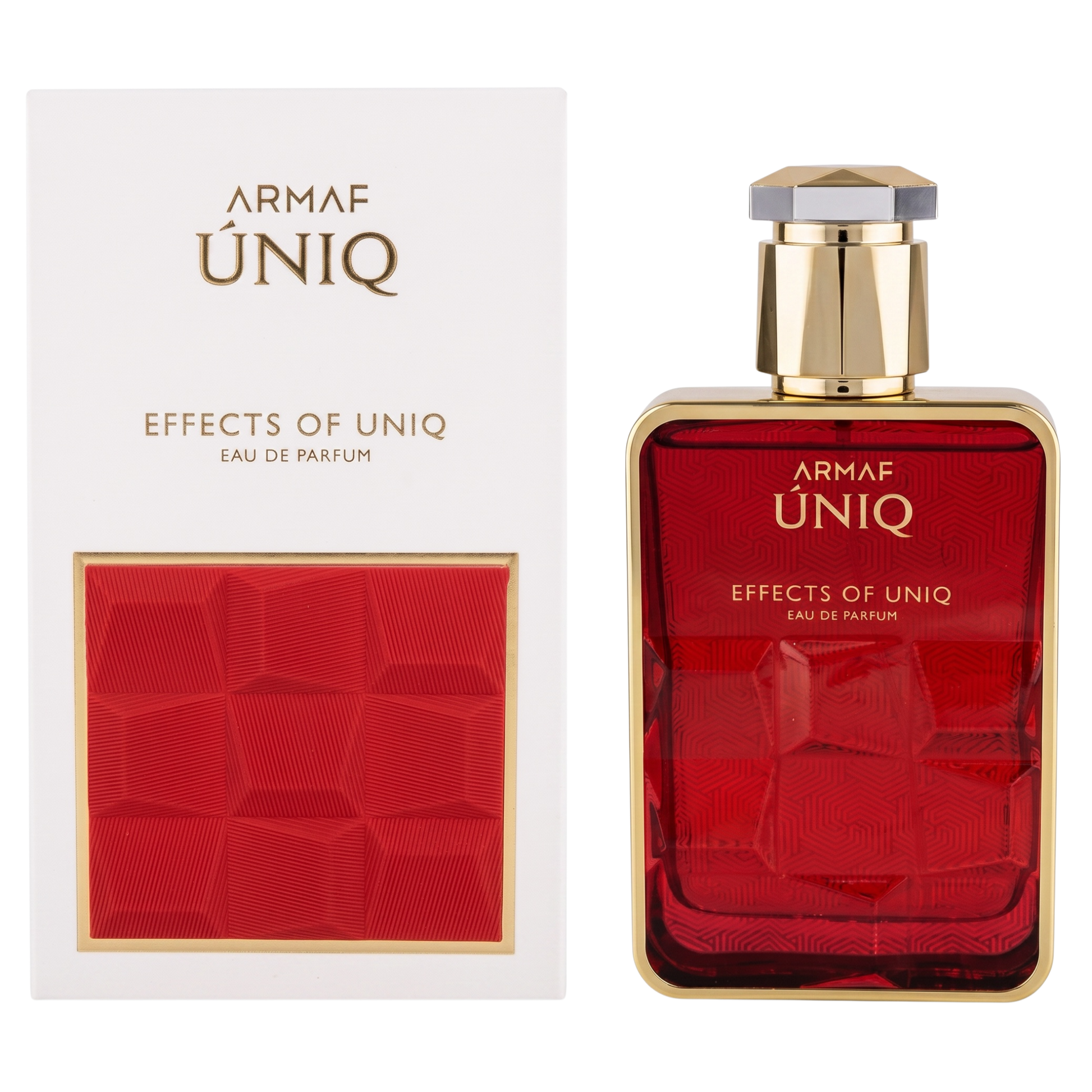 Armaf Uniq perfume bottle and packaging on a white background