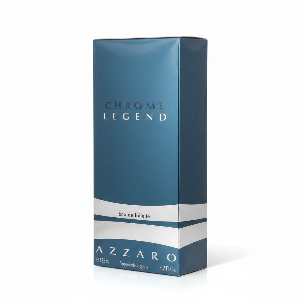 Azzaro Chrome Legend Eau de Toilette packaging on a white background