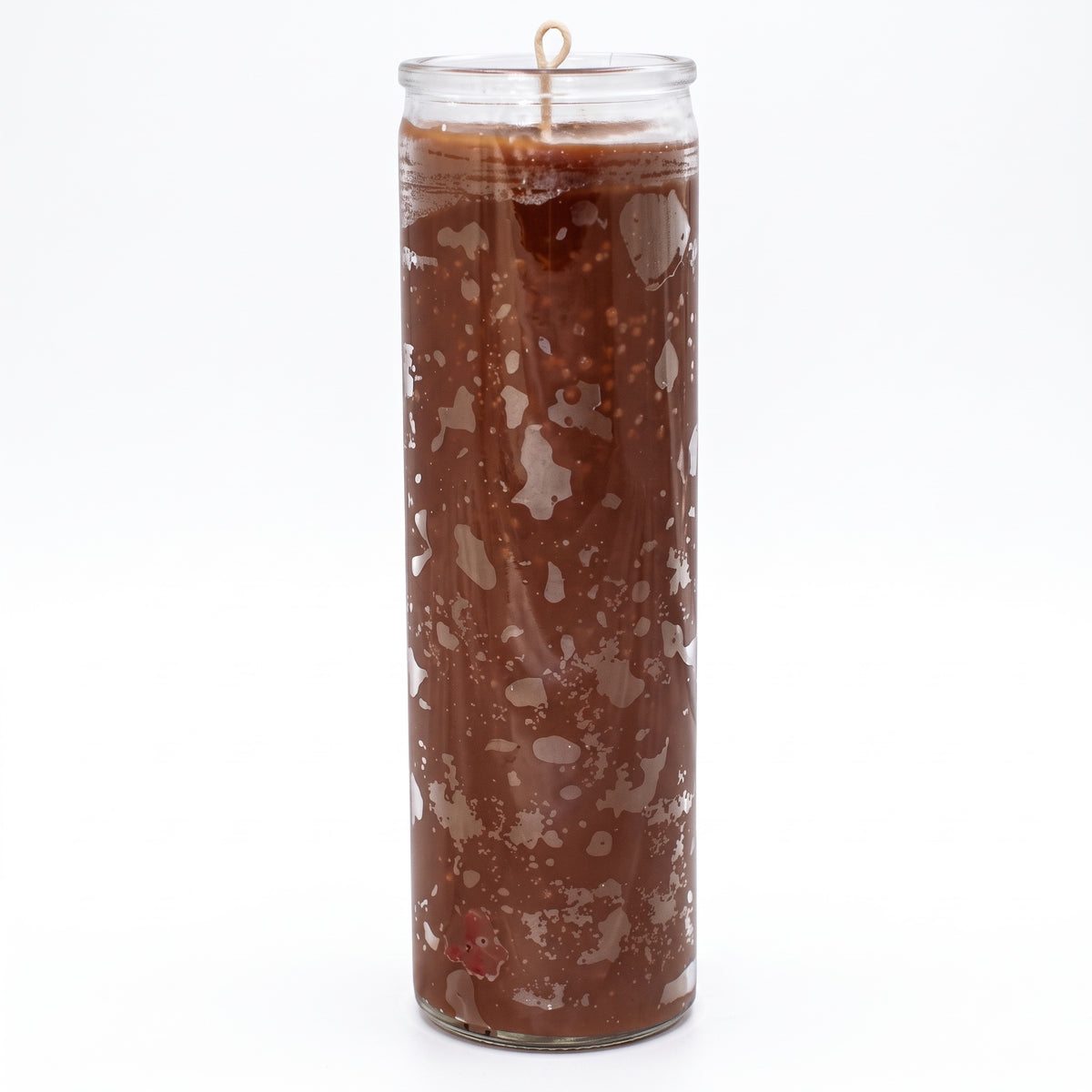 Brown 1 Color Plain Candle 7 Days Lisa Cafe Velas