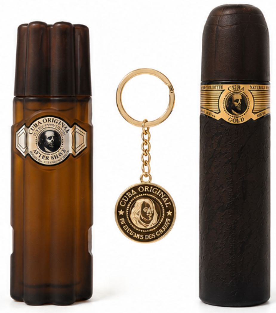 Cuba Gold M 3PC Set 3.3oz EDT & 3.3oz After Shave