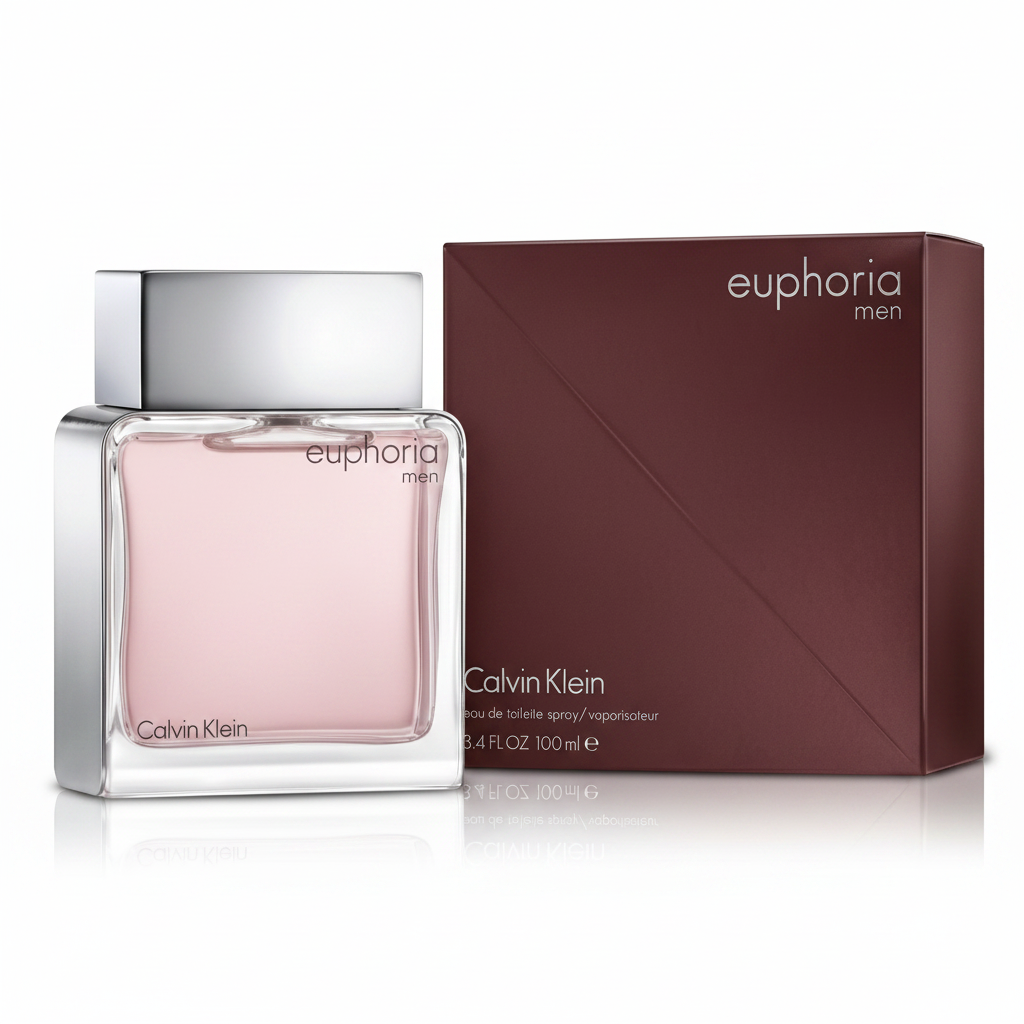 Calvin Klein Euphoria men's perfume bottle and packaging