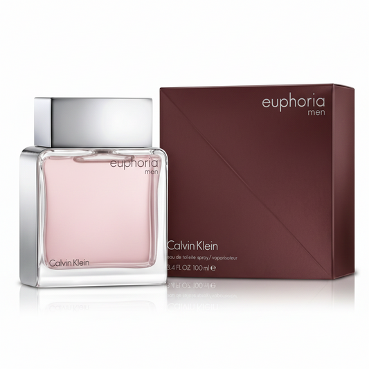 Calvin Klein Euphoria men's perfume bottle and packaging